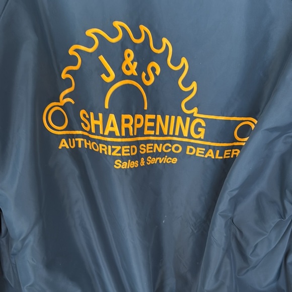 Dunbrooke XL Retro Logo Snap Jacket Banded Sleeve - Picture 3 of 4